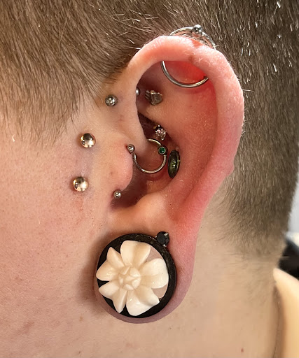 Explore men's skull tattoo ideas, creative tattoo ideas in Asheboro, available at Blue Luna Tattoo Company, LLC