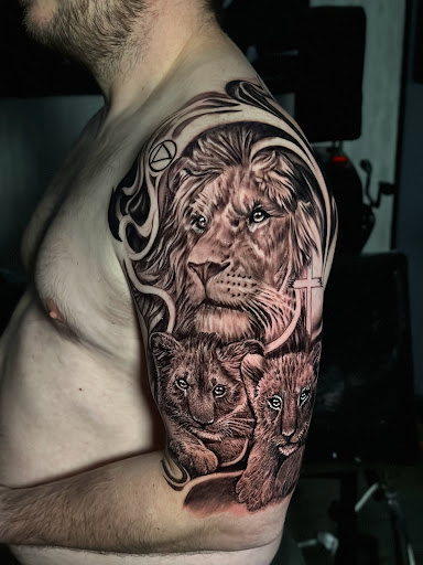 Explore sailor tattoo ideas, creative tattoo ideas in Indianapolis, available at Inkfam Tattoo Gallery