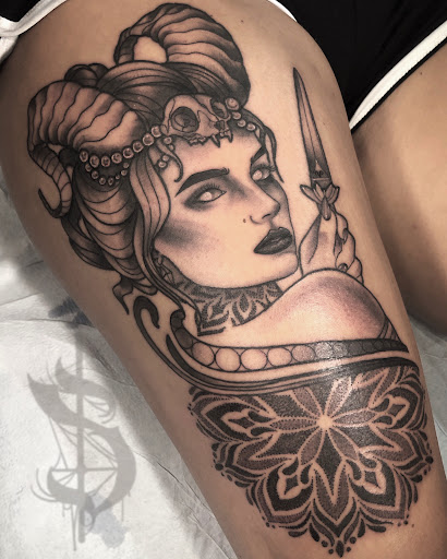 Explore hiraeth tattoo ideas, creative tattoo ideas in Lopez Island, available at Soot and Bone Body Art Studio