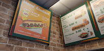 Subway à Paris menu