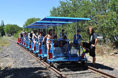 attractions Vélorail du Sud Ardèche Saint-Jean-le-Centenier