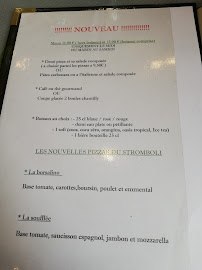 Restaurant italien Le Stromboli à Noyon (la carte)