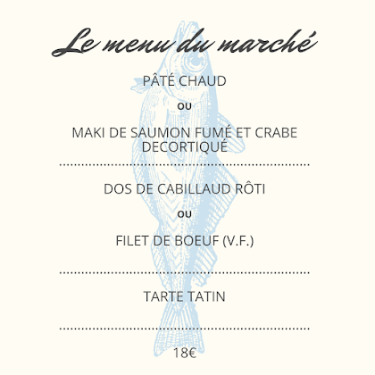 menu du restaurants Le Boucanier à Chenôve