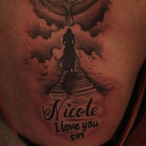 Find angels tattoo ideas for your next unique tattoo in Homosassa at Citrus Tattoos
