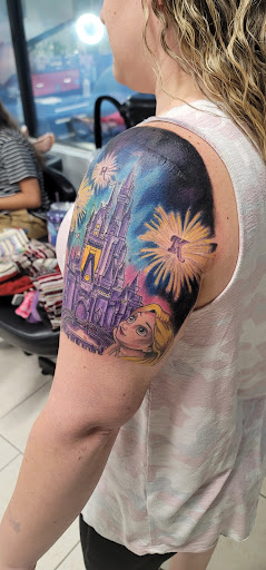 Explore cute nipple tattoo ideas, creative tattoo ideas in Ocoee, available at Slaughterized Ink Tattoo and Piercing Studio