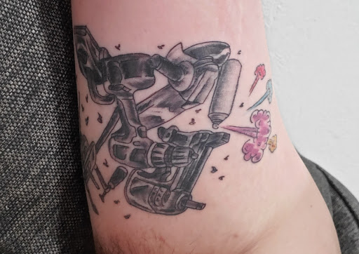 Explore arm sleeve tattoo ideas for men, creative tattoo ideas in Pittsburgh, available at Art FX Tattoo Inc