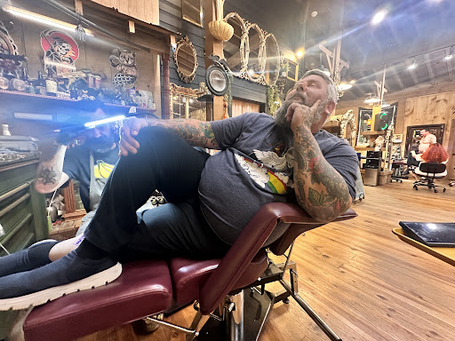 Explore mens spine tattoo ideas, creative tattoo ideas in Sevierville, available at Jaded Art Collective