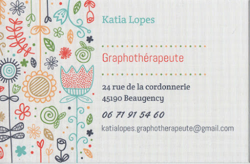 Centre de rééducation Katia Lopes Graphothérapeute Beaugency