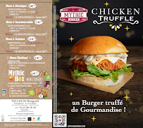 Restaurant de hamburgers MYTHIC BURGER Toulouse Rangueil à Toulouse - menu / carte