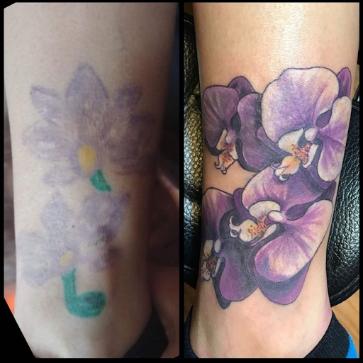 Explore stamp tattoo ideas, creative tattoo ideas in Lockport, available at Archer Ink Tattoo