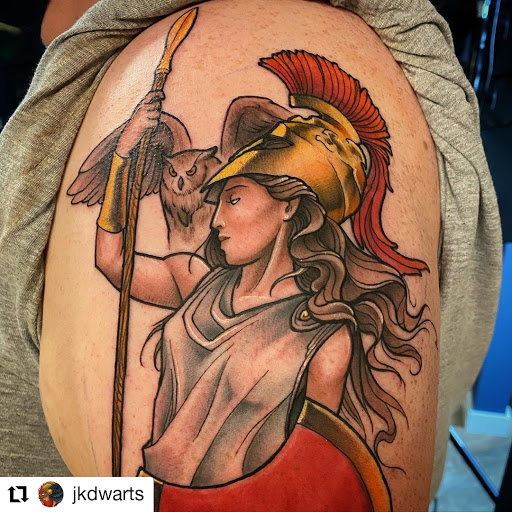 Explore 4 leaf clover tattoo ideas, creative tattoo ideas in Rochester, available at Sacred Heart Studios