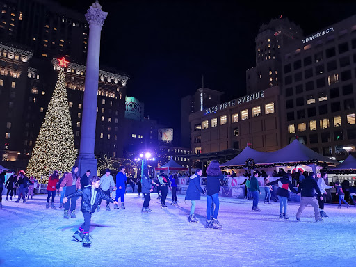 Holiday Ice Rink In Union Square