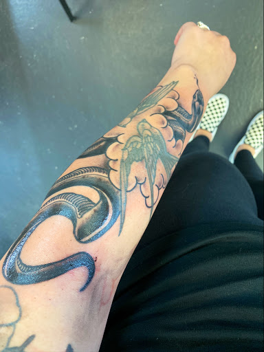 Explore haunted mansion tattoo ideas, creative tattoo ideas in Snohomish, available at Unknown Tattoo Co.