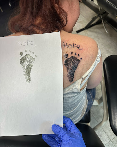 Explore david and goliath tattoo ideas, creative tattoo ideas in Hudson Falls, available at ALTERED ADDICTION TATTOOS