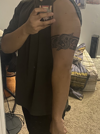 Explore painter tattoo ideas, creative tattoo ideas in San Diego, available at Sideshow Tattoo and Piercing