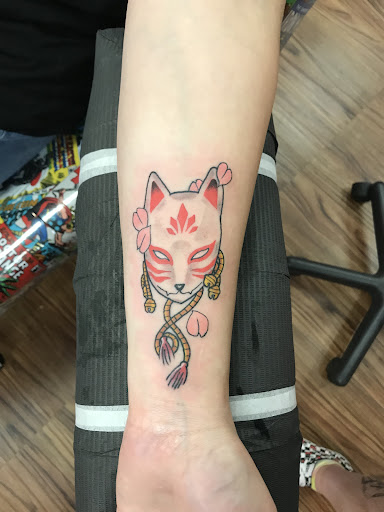 Explore white ink tattoo ideas, creative tattoo ideas in Lake Isabella, available at Sacred heart tattoo