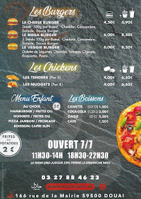 Menu / carte de Pizza Twin à Douai