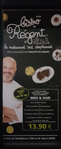 Bistro Régent à Carcassonne menu