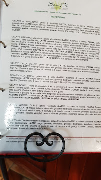 Agrigelateria St. Pé à Poirino menu