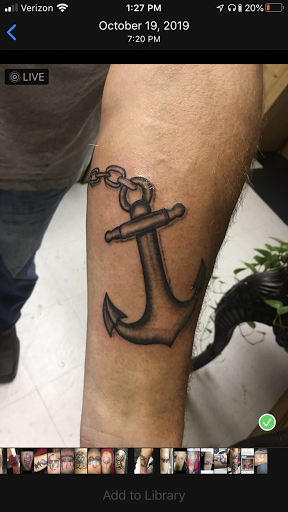Explore ghost tattoo ideas, creative tattoo ideas in Centre, available at Leftys