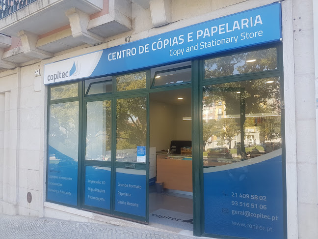 Avaliações doCopitec - Centro de Cópias, Impressão e Papelaria em Lisboa - Copiadora