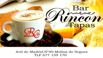 Tapas Bar Nuevo Rincon - Av. de Madrid, 40, 30500 Molina de Segura, Murcia, Spain