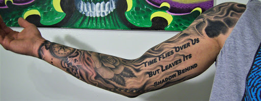 Explore letter tattoo ideas, creative tattoo ideas in Hebron, available at Explosive Ink Tattoo