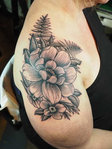 Explore rip tattoos ideas, creative tattoo ideas in Houghton, available at Bramble & Stag Tattoo Parlour