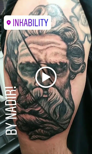 Explore banjo tattoo ideas, creative tattoo ideas in Raleigh, available at Inkability Tattoo