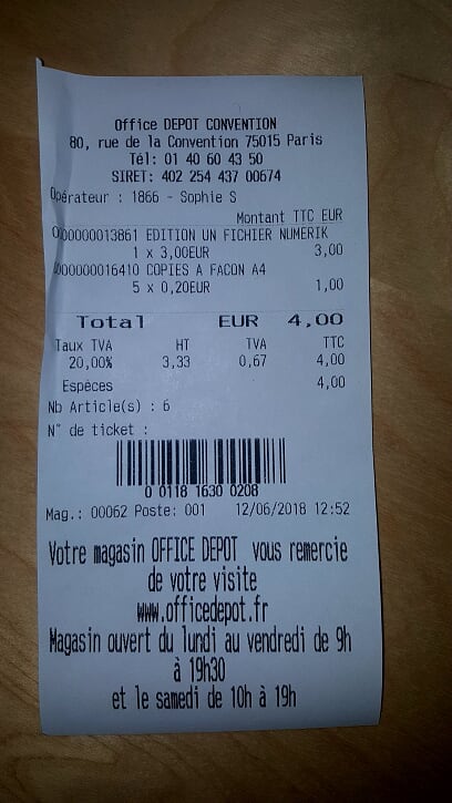 Photo n° 1 de l'avis de A. fait le 12/06/2018 à 11:19