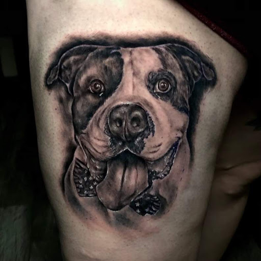 Find good leg tattoo ideas for your next unique tattoo in North Berwick at Skull and Snake Tattoo Studio Art Gallery