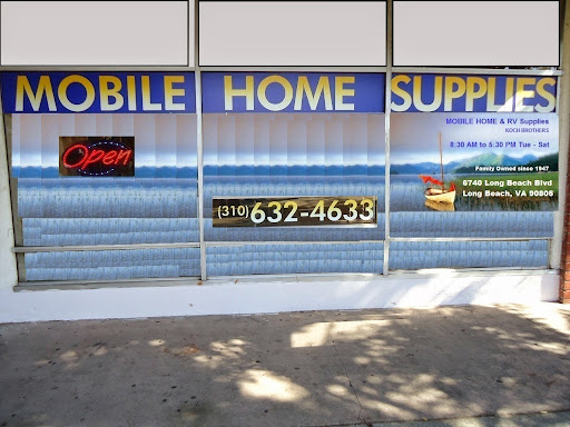 Mobile home supply store Torrance