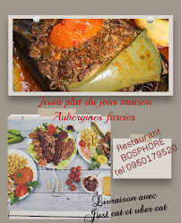 Restaurant BOSPHORE spécialité TURQUE_ HALAL à Pierrefitte-sur-Seine menu