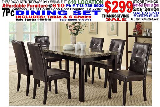 Furniture Store «Affordable Furniture 610», reviews and photos, 5700 South Loop E F, Houston, TX 77033, USA