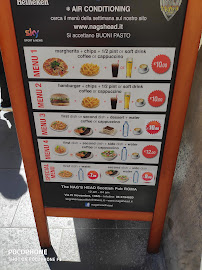 Nag's Head Scottish Pub Roma à Rome menu