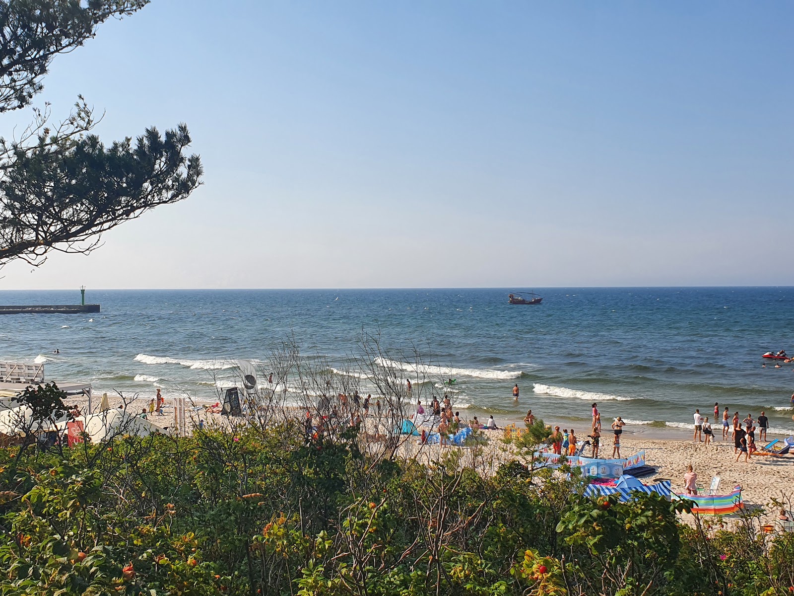 Mrzezynska Beach'in fotoğrafı - rahatlamayı sevenler arasında popüler bir yer