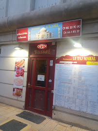 Menu / carte de Restaurant indien à (antigone) LE TAJ MAHAL à Montpellier