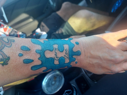 Explore pectoral tattoo ideas, creative tattoo ideas in Fort Myers, available at Loyal 2 The Coil Tattoos & Piercings (Edison Mall Location Entrance F)