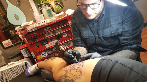 Tattoo Shop «The Greater Good Tattoo», reviews and photos, 105 E High St, Ashley, OH 43003, USA