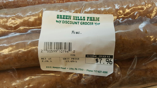 Grocery Store «Green Hills Farm Discount Grocer», reviews and photos, 615 E Newport Rd, Lititz, PA 17543, USA