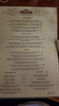 Restaurant italien Cucina Torcicoda à Florence - menu / carte