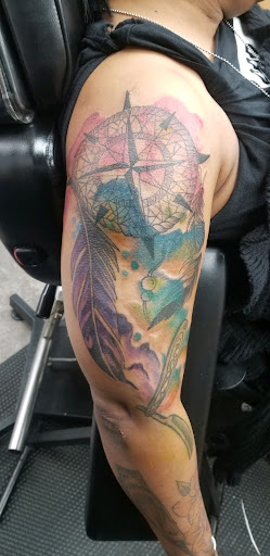 Explore tattoo letters ideas, creative tattoo ideas in Raleigh, available at Warlocks Tattoo Inc (No Piercings)