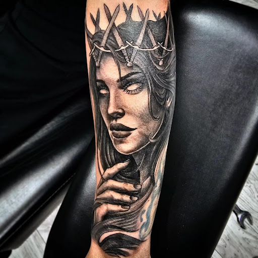 Explore resilience symbol tattoo ideas, creative tattoo ideas in Kenosha, available at Kenosha Tattoo Company