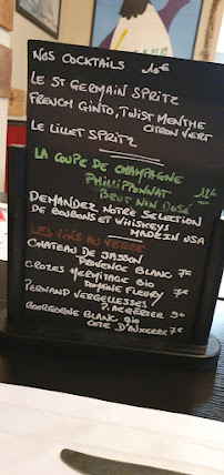 Ô Bistrot Chic à Chantilly menu