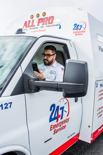 Plumber «All Pro Plumbing Heating, & Air», reviews and photos, 5075 E Airport Dr, Ontario, CA 91761, USA