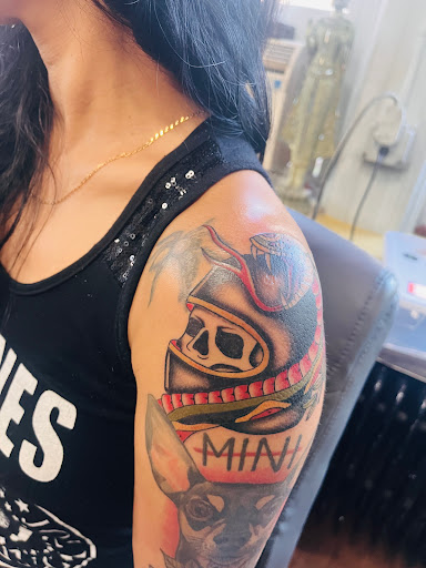 Explore area code tattoo ideas, creative tattoo ideas in New Rochelle, available at Lupitas Tattoos