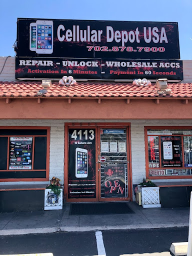 Cell Phone Store «Cellular Depot USA», reviews and photos, 4113 W Sahara Ave, Las Vegas, NV 89102, USA