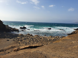 Foto von Playa de la Pared mit geräumige bucht