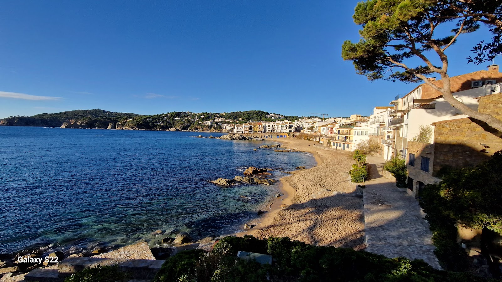 Zdjęcie Platja del Canadell z przestronna linia brzegowa