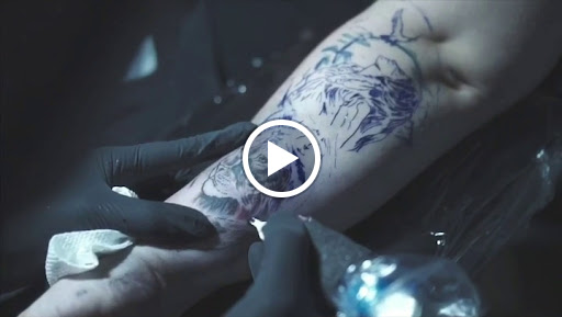 Explore negative tattoo ideas, creative tattoo ideas in Providence, available at F.I.N.A.O. Ink Tattoo Company